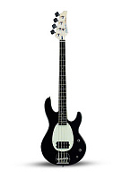 CRUZER MB-500/BK 4-струнная бас гитара, чёрный, 1V+1T