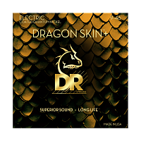 DR DEQ-9/46 струны для электрогитары, калибр 9-46, серия DRAGON SKIN+™