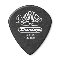 Dunlop 482R150 Tortex Pitch Black Jazz III 72Pack  медиаторы, толщина 1,5 мм, 72 шт.