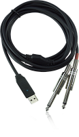 Behringer LINE 2 USB  линейный стерео USB-аудиоинтерфейс (кабель), 44.1кГц и 48 кГц, длина 2 м