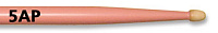 VIC FIRTH 5AP  барабанные палочки, тип 5A с деревянным наконечником, розового цвета, материал - гикори, длина 16", диаметр 0,565", серия American Classic