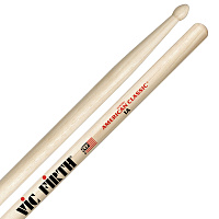 VIC FIRTH 1A  барабанные палочки 1A с заостренным деревянным наконечником, материал - гикори, длина 16 13/16", диаметр 0,580", серия American Classic