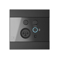 AUDAC WP225/B Панель удаленного микшера с Bluetooth-приемником, универсальная. Цвет черный