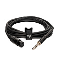 ROCKDALE XF001-5M микрофонный кабель XLR мама - джек стерео 6.3 мм, длина 5 метров