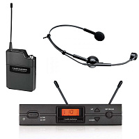 Audio-Technica ATW2110a/HC1  головная радиосистема,10 каналов UHF с конденсаторным микрофоном Audio-Technica  ATM75cW