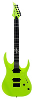Solar Guitars A2.6LN  электрогитара, HH, fix bridge, цвет лимонный неоновый