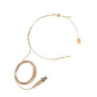 Direct Power Technology HEADSET Mini XLR 3pin Female головной всенаправленный конденсаторный микрофон, ⌀ 3 мм, кабель 1 метр