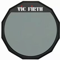 VIC FIRTH PAD12 односторонний тренировоный пэд, 30 см, мягкая резина (5 мм).
