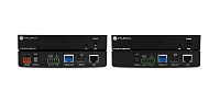 Atlona AT-UHD-EX-100CEA-KIT 4K/UHD HDMI по HDBaseT комплект удлинителей с PoE Ethernet и IR/RS232 управлением. С обратным аудиоканалом.