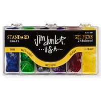 Dunlop 4861 Gels Display  медиаторы HV, LT, ML, XH по 72 шт.; MD 144 шт.
