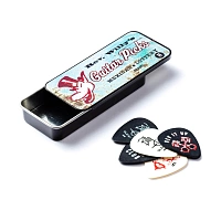 Dunlop RWT03H Billy Gibbons Pick Tin  сувенирный набор медиаторов в пенале, толстые, 6 шт.