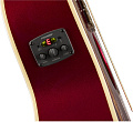 Fender Newporter Player CAR Электроакустическая гитара, цвет красный металлик