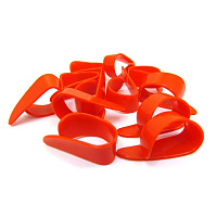 Dunlop 9051R Plastic Thumbpick Red 12Pack  когти на большой палец, размер L, цвет красный, 12 шт.