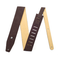 Dunlop BMFS02 Suede Mahogany  ремень для гитары, замша, ширина 2.5", цвет коричневый