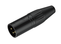 ROXTONE RX3MP-BT Разъем XLR кабельный, "папа", 3-контактный, цвет черный