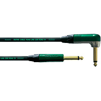 Cordial CRI 6 PR инструментальный кабель угловой моно-джек 6,3 мм/моно-джек 6,3 мм, разъемы Neutrik, 6,0 м, черный