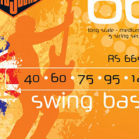 ROTOSOUND RS66LC BASS STRINGS STAINLESS STEEL струны для басгитары, сталь, 40-95