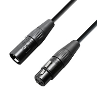 Adam Hall K4 KMMF 0150 Krystal Edition  микрофонный кабель XLR(F) - XLR(M), Neutrik, длина 1.5 метра