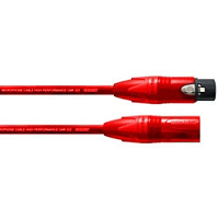Cordial CPM 10 FM RED  микрофонный кабель XLR female/XLR male, разъемы Neutrik, 10,0 м, красный