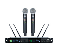 XLINE MD-262A-D(NEW) Радиосистема двухканальная c двумя ручными передатчиками