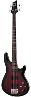 Schecter C-4 Plus STCB Бас-гитара, 4 струны, цвет See Through Cherry Burst