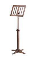 K&M 11611-000-00 пюпитр деревянный (орех), высота 715-1225 мм, размер стола 460х300 мм, вес 2.8 кг