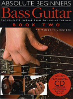 AM981596 - Absolute Beginners: Bass Guitar - Book Two - книга: бас-гитара для начинающих, самоучитель, книга 2, 56 стр., язык - английский