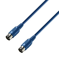 Adam Hall K3 MIDI 0150 BLU  MIDI-кабель, длина 1.5 метра, цвет синий