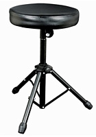 ROCKDALE 5132 круглый стул для барабанщика, диаметр 30 см, высота 52 см, металл, чёрный