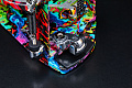 TAMA IRON COBRA HP900PWMPR Power Glide Twin Pedal, Psychedelic Rainbow двойная педаль в кейсе, расцветка "Психоделическая радуга"