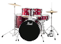 Pearl RS525SC/ C91 ударная установка из 5-ти барабанов, цвет Red Wine, стойки и тарелки в комплекте