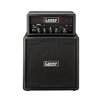 Laney MINISTACK-IRON батарейный гитарный мини стек IRONHEART (усилитель 2х6 Вт + колонка 4х3"), питание 6хАА или адаптер, подключение смартфона и наушников, 295х205х105 мм, 2.6 кг