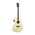 Yamaha APX600VWH  акустическая гитара со звукоснимателем, цвет VINTAGE WHITE