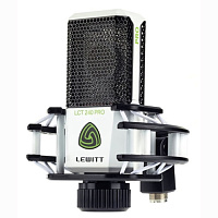 LEWITT LCT240PRO WHITE VP студийный кардиоидый микрофон с большой диафрагмой + подвес "паук"