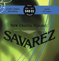 Savarez 540CJ New Cristal Classic Blue high tension струны для классической  гитары, нейлон
