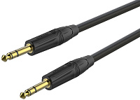 ROXTONE GMJJ200/5 Инструментальный кабель, 6.5 мм, 6.3 мм stereo Jack  6.3 мм stereo Jack, длина 5 метров