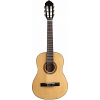 VESTON C-45A 1/2  уменьшенная классическая гитара 1/2, верх. дека и корпус-липа, цвет натуральный