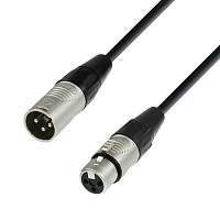 Adam Hall K4 MMF 0100  микрофонный кабель 4Star Premium XLR(F) - XLR(M), REAN, длина 1 метр