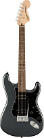 FENDER SQUIER Affinity Stratocaster HH LRL CFM электрогитара, цвет серый металлик