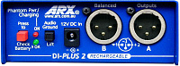 ARX DI-PLUS 2RC Активный двухканальный Di-box с регулировкой чувствительности. Питание фантомное или от аккумулятора