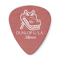 Dunlop 417R058 Gator Grip Standard 72Pack  медиаторы, толщина 0,58 мм, 72 шт.
