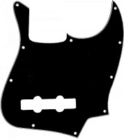 FENDER PICKGUARD STANDARD JAZZ BASS 10 SCREW HOLES BLACK 3 PLY трехслойная панель-накладка для бас-гитары, цвет черный