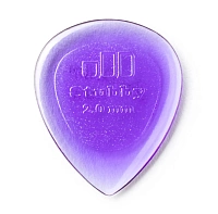 Dunlop 474P200 Stubby Jazz 6Pack  медиаторы, толщина 2 мм, 6 шт.