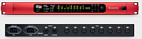 FOCUSRITE RedNet MP8R 8-канальный АЦП конвертер для систем Dante с предусилителями, резервированием сигнала и питания