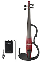 Yamaha Silent YSV104RED  электроскрипка с пассивным питанием, 4 струны, красная