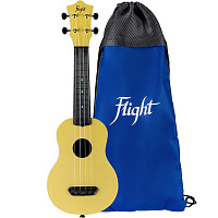 FLIGHT ULTRA S-35 Sand  укулеле сопрано, серия Ultra,  поликарбонат армированный, цвет песочный,  рюкзак в комплекте
