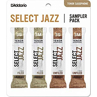 RICO DSJ-K3S Select Jazz трости для тенор-саксофона №3S/3M 4 шт. в упаковке