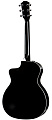 TAYLOR 214CE-BLK DLX электроакустическая гитара, цвет чёрный, в комплекте кейс