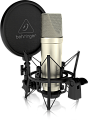 Behringer TM1 cтудийный конденсаторный микрофон, кардиоида, мембрана 1" позолоченная, 20 Гц - 20 кГц