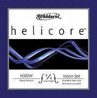 D'ADDARIO H310W 4/4H helicore струны скрипичные 4/4 Heavy (w/Wound E)